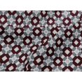 thumbnail image 4 of oneOone Viscose Jersey Maroon Fabric Floral Block Sewing Craft Projects Fabric Prints By Yard 60 Inch Wide, 4 of 5
