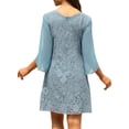 thumbnail image 2 of Vestido de novia COOAN para mujer, encaje, lentejuelas, lentejuelas, 2 of 6