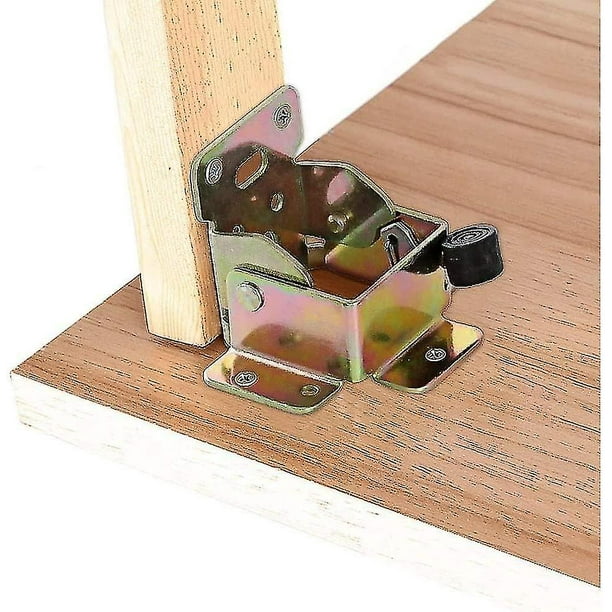 Soportes plegables JanHm para patas de mesa con bloqueo automático 90 grados
