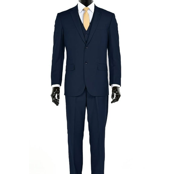 Elegant Men's Modern Fit Three Piece Suit