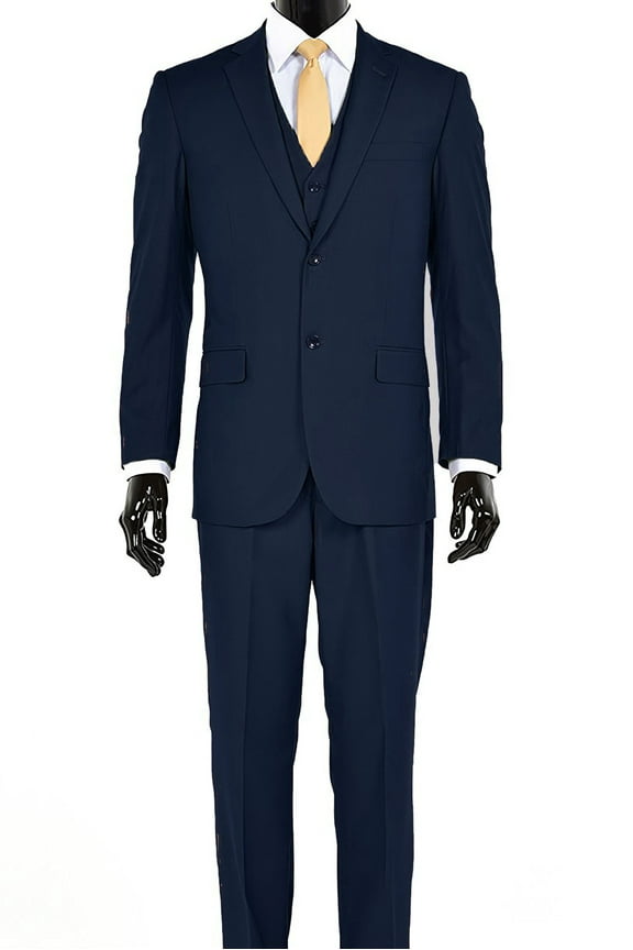 Elegant Men's Modern Fit Three Piece Suit