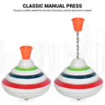 thumbnail image 2 of Kids LED Spinning Top Toy - Music-Activated Hand-Powered Peg Top, 2 of 5