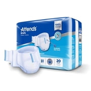 Attends DermaDry Advance Briefs X-Large 58'' - 63'' Bag of 20 - 6 Pack