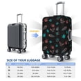 thumbnail image 4 of Hirioo Colorful Insect for Elasticity Suitcase Cover (No luggage Included) Durable Luggage Protector Fits 18-32 Inch Luggage-X-Large, 4 of 7