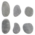 thumbnail image 1 of MasteelfCA Supvox 6PCS Beach Pebbles for Drawing 5-9m Mixed Stones for Painting Kids DIY Painting Rocks, 1 of 6