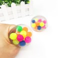 thumbnail image 5 of Bead Filled Grape Stress Balls, Hand Squeeze Venting Balls, Soft Pinch Fidget Gifts for Anxiety Relief Pressure Reduction Portable Sensory Gifts, for Home Office and Travel Use, Colorful, 5 of 8