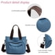 thumbnail image 3 of Bolso de lona de gran capacidad para mujer, bolso de mano para mujer, bolso de hombro sencillo, bolso bandolera, 3 of 5