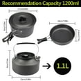 thumbnail image 2 of Aigear Camping Cookware Set with Storage Bag 3 Pcs for Outdoor Camping Hiking Picnic (CC01OR05), 2 of 8