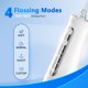 thumbnail image 4 of Cordless Water Dental Flosser 4 Jet Tips 4 Modes 260ML Portable Rechargeable Oral Irrigator IPX7 Waterproof for Gums Braces Care, 4 of 5
