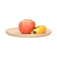 thumbnail image 1 of Peahefy Bamboo Wood Serving Tray, Round Snack Tray For Home Restaurants Coffee For Food Breakfast Dinner Decor, 1 of 8