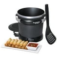 Presto FryDaddy Electric Deep Fryer, Black 05420 PFASFree Ceramic
