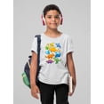 thumbnail image 2 of Kiddie Colorful Dinos Art T-Shirt Juniors -Image by Shutterstock,  Large, 2 of 4