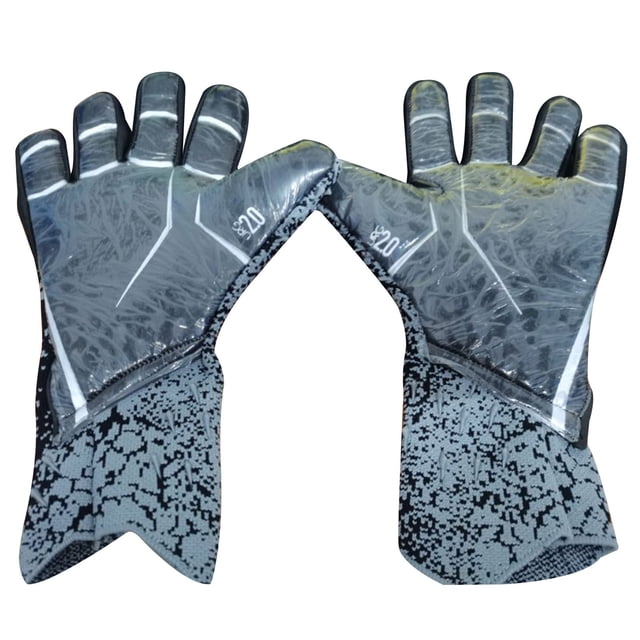 Guantes de nitrilo, guantes de cocinero, guantes de fútbol antideslizantes, tallas para jóvenes y adultos, guantes de receptor con agarre de silicona de alta adherencia, soporte superior y para todas