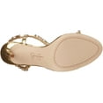 thumbnail image 4 of Jessica Simpson Womens Jaycin Embellished Heeled Sandal 6 Gold/Clear, 4 of 7
