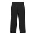 thumbnail image 3 of Zszcpp High Waisted Pants Men'S Button Pocket Long Simple Style Solid Color Elastic Business Pencil Lounge Trousers Casual Trouser, 3 of 5