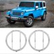 thumbnail image 1 of 2pcs Vehicle Turn Signal Light Guard Covers Fit for Jeep Wrangler 2007-2017, 1 of 3
