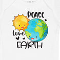 thumbnail image 4 of Inktastic Earth Day Peace Love Earth Boys or Girls Baby Bodysuit, 4 of 5
