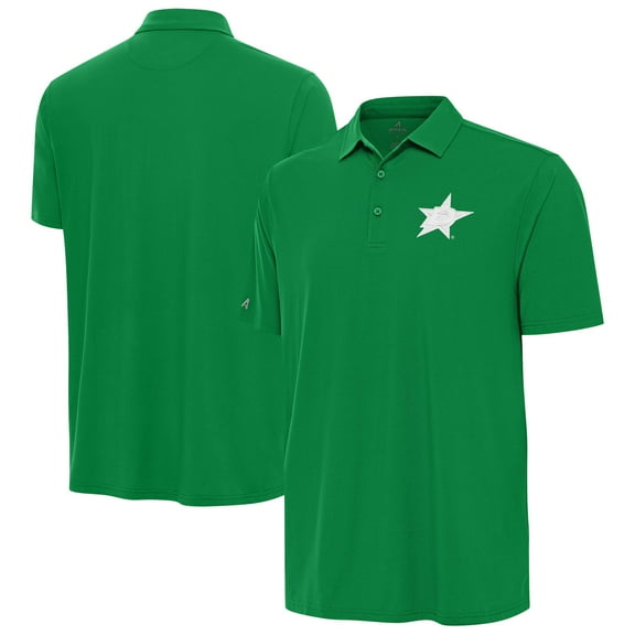 Men's Antigua Kelly Green Dallas Stars St. Patrick's Day Era Polo