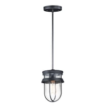 10268CLBK Maxim Lighting Breakwater-1 Light Outdoor Pendant-7 Inches wide by 10 inches high-Black Finish