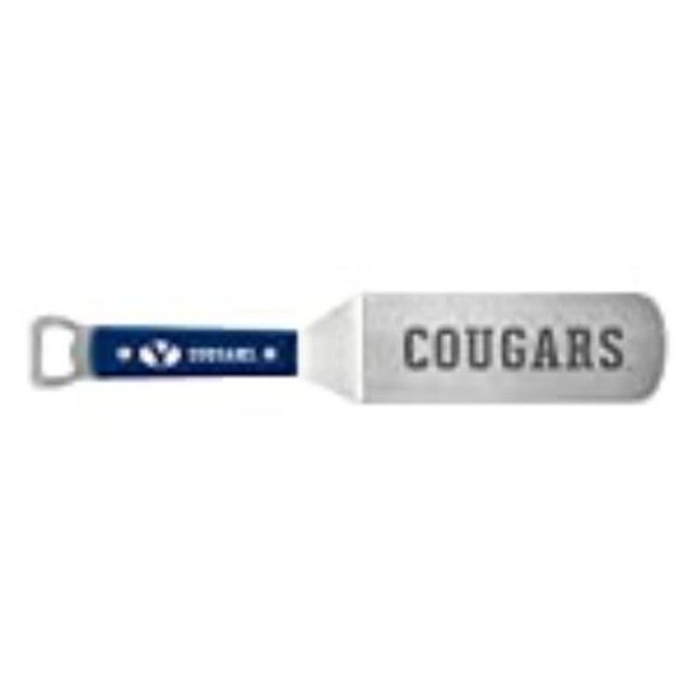 Collection BBSBYU1701 NCAA BYU Cougars BBQ Spatule avec Ouvre-Bouteille