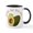 White/Black Inside, variant on CafePress - Great For The Skin Mug - 11 oz Ceramic Mug - Novelty Coffee Tea Cup