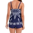 thumbnail image 3 of Pounoo Tankini Swimsuits for Women with Shorts Boho Print Tankini Top High Waisted Swim Shorts Quick Dry Swim Beach Casual Outfits Gift, 3 of 7