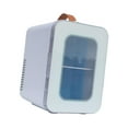thumbnail image 4 of Tnarru Makeup Fridge Compact Refrigerator Personal Makeup Fridge Mini Portable Personal Fridge for Food Cosmetics Office Skincare, 4 of 8