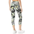 thumbnail image 2 of Calvin Klein Womens Performance Printed Cropped Leggings,Yellow/Multi, Small, 2 of 2