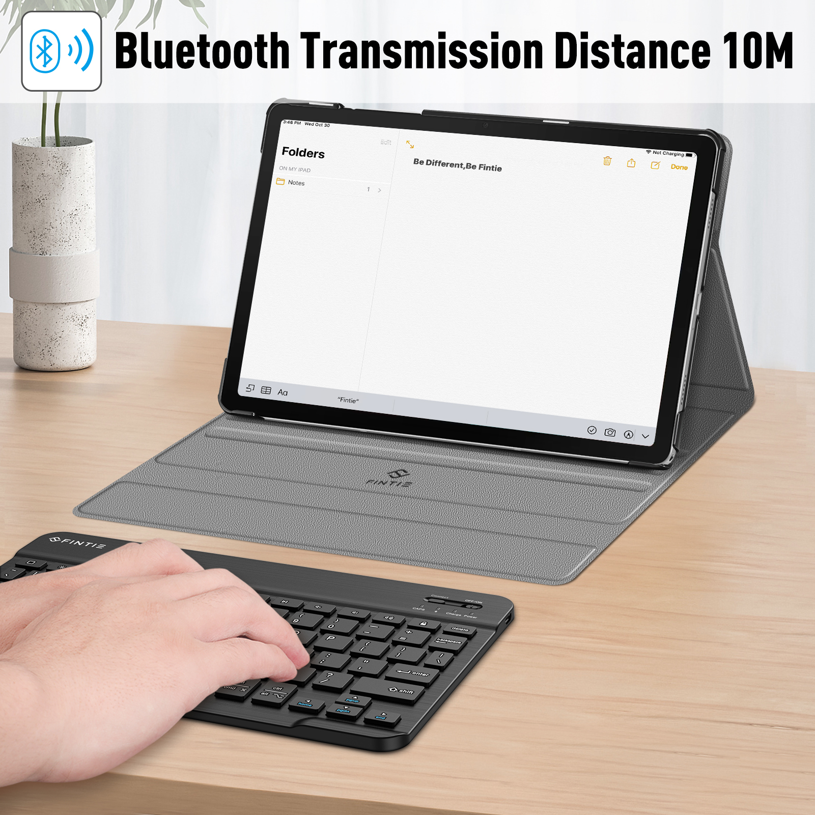 Fintie Samsung Galaxy Tab Keyboard Case, 11 Inch, Black photo 3