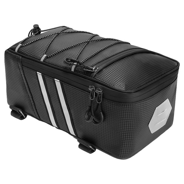Bolsa para portaequipajes trasero de bicicleta, alforja impermeable para sillín, ideal para acampar, llevar equipaje en viajes en bicicleta y otros us