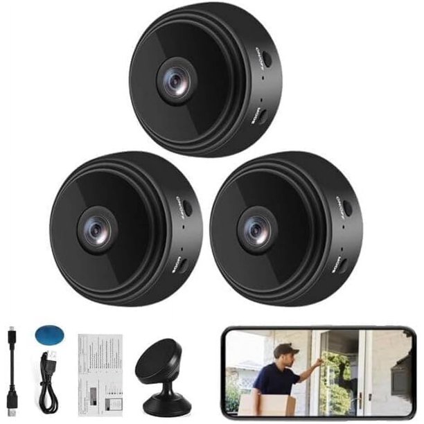 Minicámara de seguridad magnética, nueva cámara de seguridad Camtrix, minicámara de seguridad magnética inalámbrica HD 1080p, cámara Camtrix con aplicación, videocámara pequeña inalámbrica WiFi