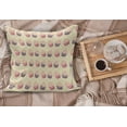 thumbnail image 2 of Retro Fluffy Throw Pillow Cushion Cover, Cupcakes with Dots in Soft Colors Romantic Pastries Repetitive Vintage Art, Rectangle Accent Pillow Case, 36" x 16", Multicolor, by Ambesonne, 2 of 5