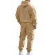 thumbnail image 4 of Yaoyar Men's 2 Pieces Tracksuit Set Hoodie Long Sleeve 1/4 Zip Sweatsuits Casual Outfit With Pocket Drawstring Waist Workwear Long Pants Sets, 4 of 9