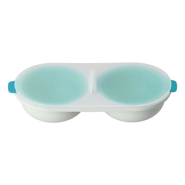 Microwave Egg Cooker Food Grade Removable Drain Basket Boiled Eggs for Kitchen
