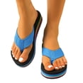 thumbnail image 3 of ibiyuan Orthopedic Flip Flops Women Thong Sandals for Women Dressy Non- Tpr Sole Slippers for Women Breathable Orthofeet Shoes for Women, 3 of 9