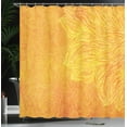 thumbnail image 4 of Ambesonne Orange Shower Curtain, Old Tibal Grunge Motif, 69"Wx70"L, Orange, 4 of 5