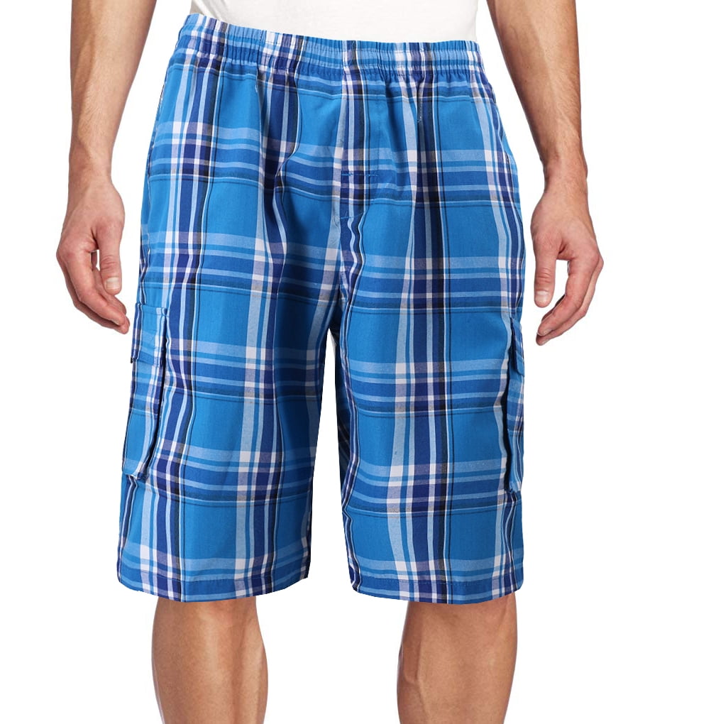 mens turquoise cargo shorts