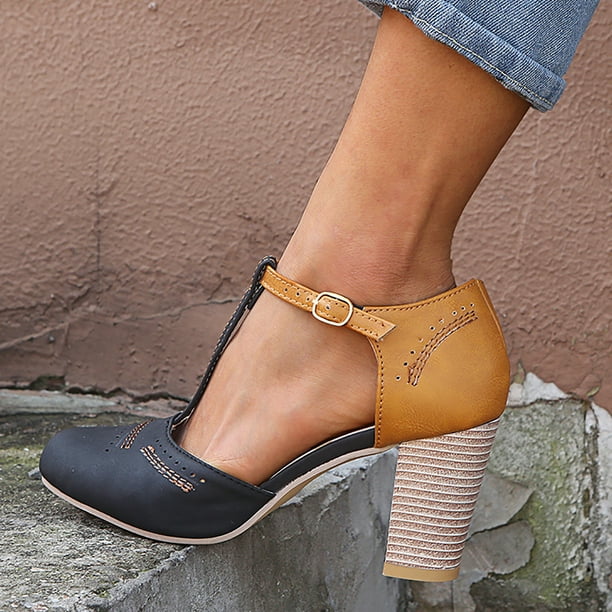 Patchwork buckle deals flat sandal