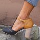 thumbnail image 5 of Sandalias de tacón grueso con hebilla hueca para mujer Wmkox8yii shjk5425, 5 of 7