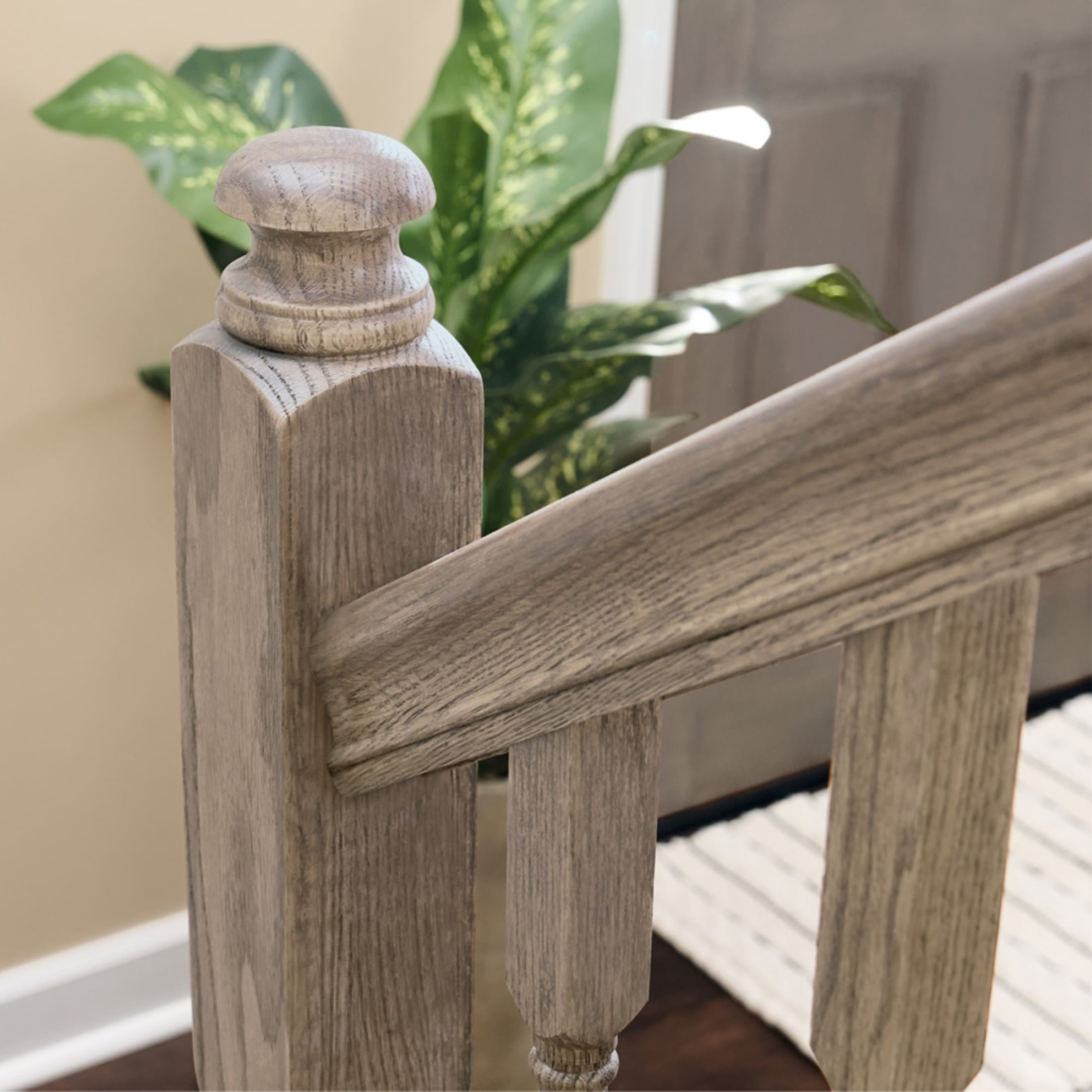 Smoke Gray, Varathane Total Control Gel Stain Water-Based Wood Stain-394707, Quart