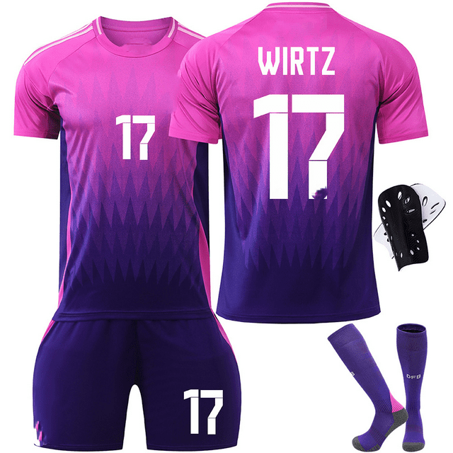 Ballon de Sport Réplique Violet Numéro 17 Domicile et Extérieur 2526
