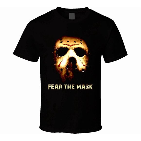 Fear The Mask Jason Vorhees Friday 13th Movie Horror Fan Unisex T-Shirt T12576, up to size 5XL