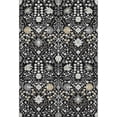 thumbnail image 2 of Addison Rugs Mayfield Premium Machine Washable Traditional Oriental Black Rectangle Rug, 5' x 7'6", 2 of 6