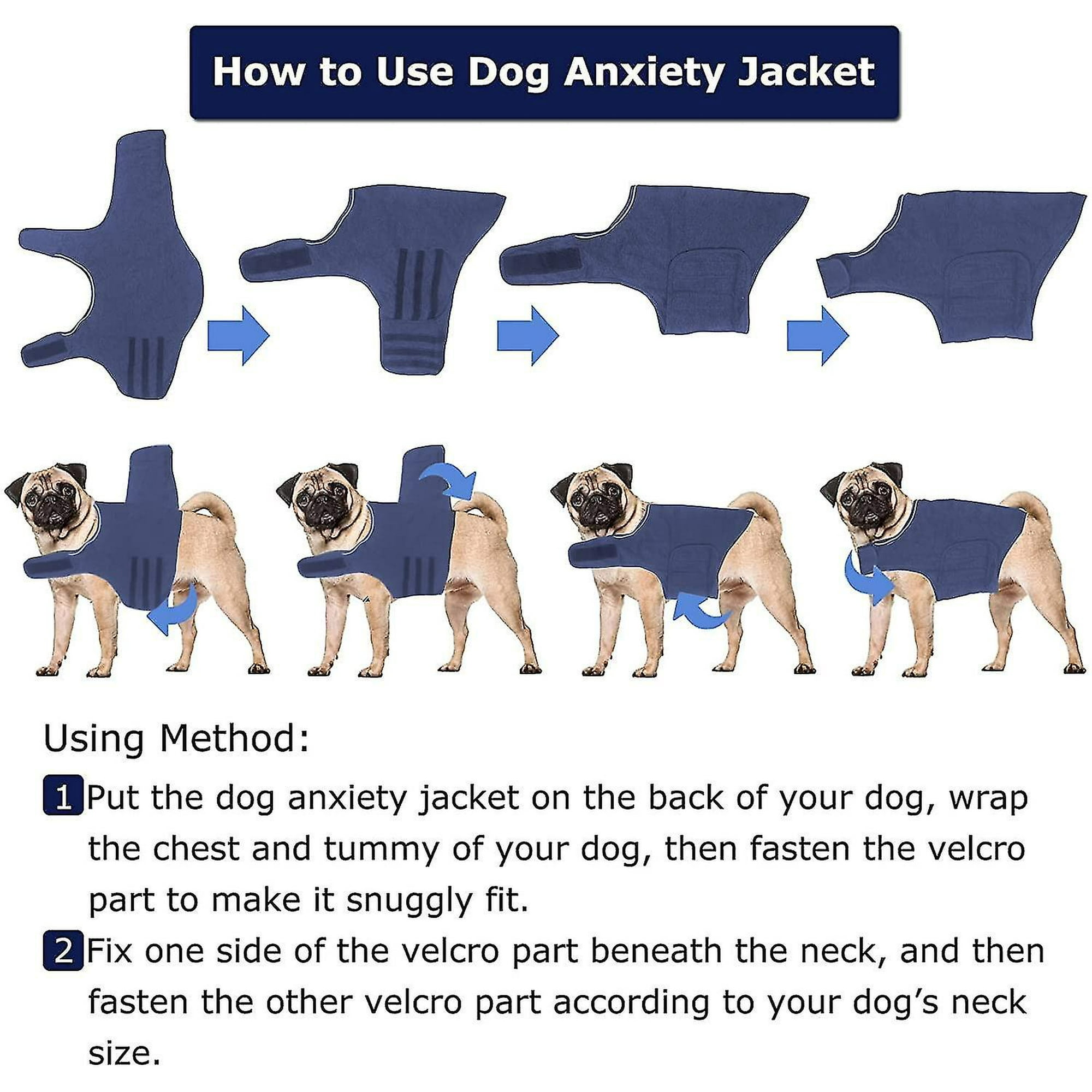 Gilet anti anxiete pour chien hotsell