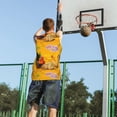 thumbnail image 5 of Sikiie The Chicken Family Basketball Jersey Reversible Men's Mesh Athletic Sports Shirts Training Practice S-4XLLarge, 5 of 6