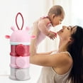 thumbnail image 4 of Bpyeka 4 Stackable Baby Milk Powder Dispenser Dispenser Non-Spill Travel Container Milk Powder Dispensers Pot Portable Snack Storage Box,Home Improvement,Household Essentials, 4 of 5