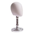 thumbnail image 6 of EHJRE Dome Model Head Hat Display Rack Detachable Head Circumference 20.5 inch Model Head Hat Holder for Hat Headwear Shopping Mall White Silver, 6 of 8