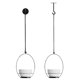 thumbnail image 2 of Fiudx Ofertas del día Soporte para plantas colgantes, maceteros de interior, decoración artística, macetero moderno de metal para pared y techo, macetero para colgar, maceteros para decoración del ho, 2 of 6