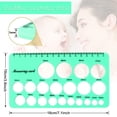 thumbnail image 3 of Bobasndm Nipple Ruler, Nipple Rulers for Flange Sizing Measurement Tool, Silicone & Soft Flange Size Measure for Nipples, Breast Flange Measuring Tool Breast Pump Sizing Tool, 3 of 9