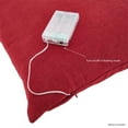 thumbnail image 3 of Fennco Styles Christmas Tree Design with LED Light Decorative Throw Pillow Cover 18x 18 Inch - Red, 3 of 4